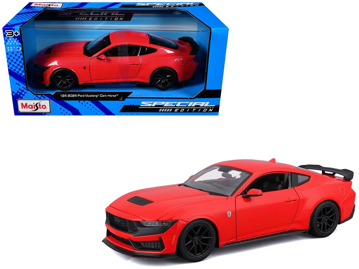 2024 Ford Mustang Dark Horse Red "Special Edition" Series 1/24 Diecast Model Car by Maisto-Maisto-ModelCars.com