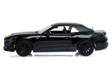 2024 Ford Mustang GT Convertible Black "Black Bandit" Series 31 1/64 Diecast Model Car by Greenlight-Greenlight-ModelCars.com