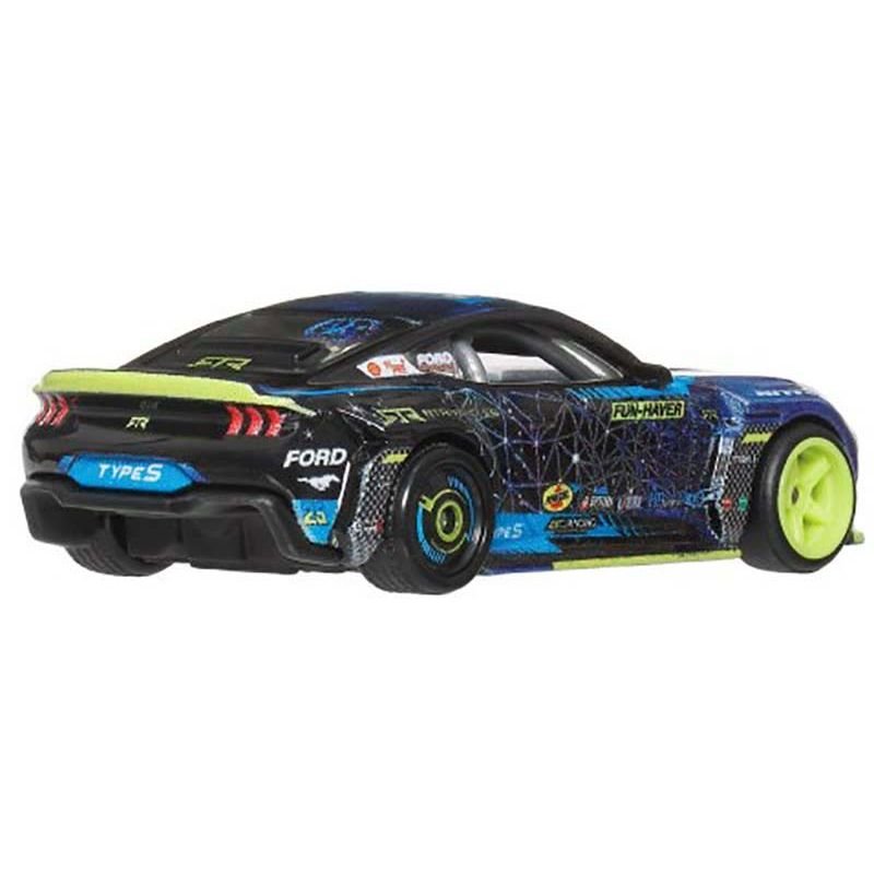 2024 Ford Mustang RTR Spec 5-FD Dark Blue with Graphics "Circuit Legends" Series Diecast Model Car by Hot Wheels-Hotwheels-ModelCars.com