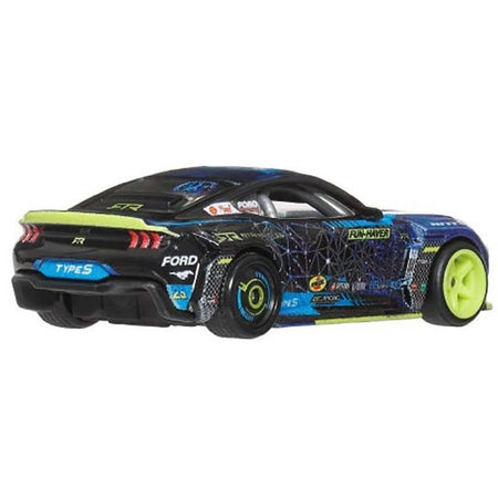 2024 Ford Mustang RTR Spec 5-FD Dark Blue with Graphics "Circuit Legends" Series Diecast Model Car by Hot Wheels-Hotwheels-ModelCars.com
