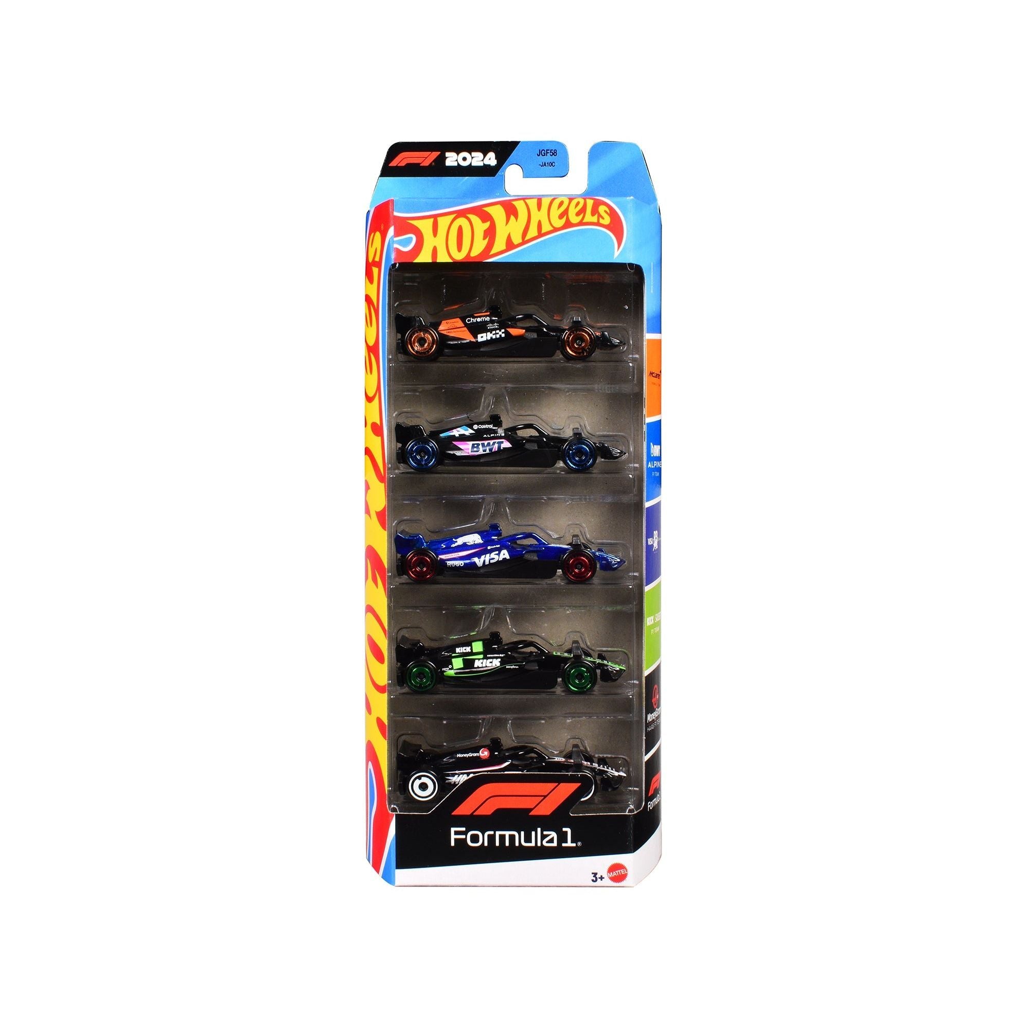 2024 Formula 1 World Championship 5 piece Set Diecast Model Cars by Hot Wheels - Hotwheels - ModelCars.com