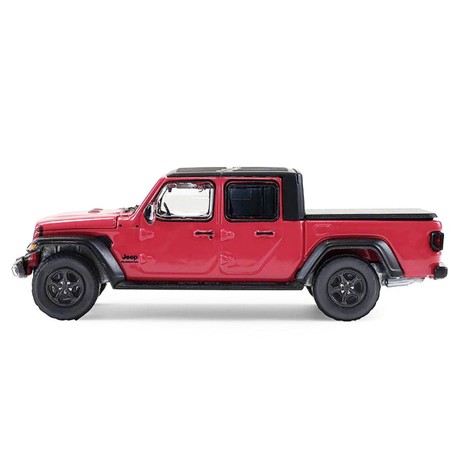 2024 Jeep Gladiator Pickup Truck Tuscadero Pink with Black Top "Showroom Floor" Series 7 1/64 Diecast Model Car by Greenlight-Greenlight-ModelCars.com