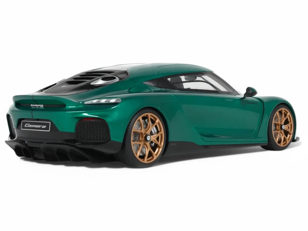 2024 Koenigsegg Gemera Racing Green Metallic 1/18 Model Car by GT Spirit-GT Spirit-ModelCars.com