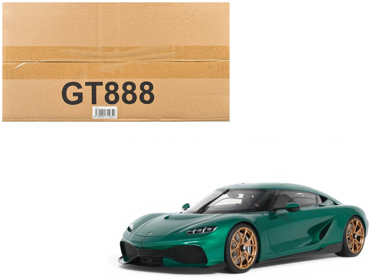 2024 Koenigsegg Gemera Racing Green Metallic 1/18 Model Car by GT Spirit-GT Spirit-ModelCars.com