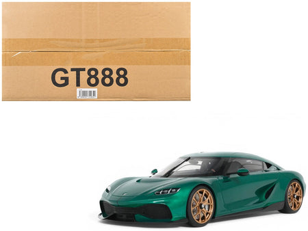 2024 Koenigsegg Gemera Racing Green Metallic 1/18 Model Car by GT Spirit-GT Spirit-ModelCars.com