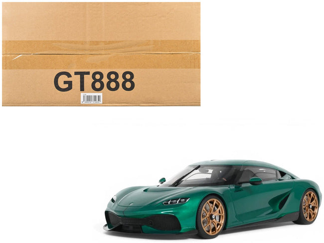 2024 Koenigsegg Gemera Racing Green Metallic 1/18 Model Car by GT Spirit-GT Spirit-ModelCars.com