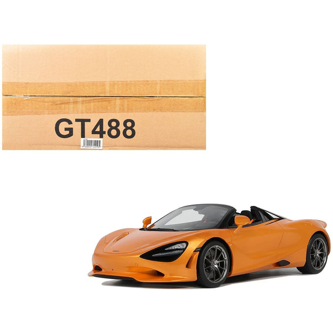 2024 McLaren 750S Spider Orange Metallic 1/18 Model Car by GT Spirit-GT Spirit-ModelCars.com