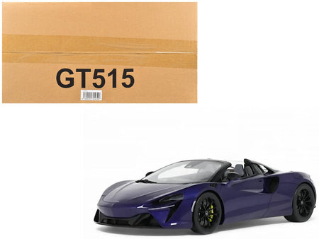 2024 McLaren Artura Spider Lantana Purple Metallic 1/18 Model Car by GT Spirit-GT Spirit-ModelCars.com