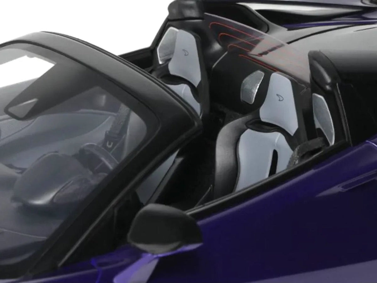 2024 McLaren Artura Spider Lantana Purple Metallic 1/18 Model Car by GT Spirit-GT Spirit-ModelCars.com