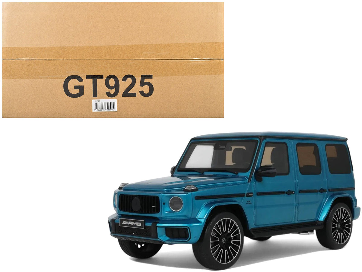 2024 Mercedes-Benz G 63 AMG Hyper Blue Magno Metallic 1/18 Model Car by GT Spirit-GT Spirit-ModelCars.com
