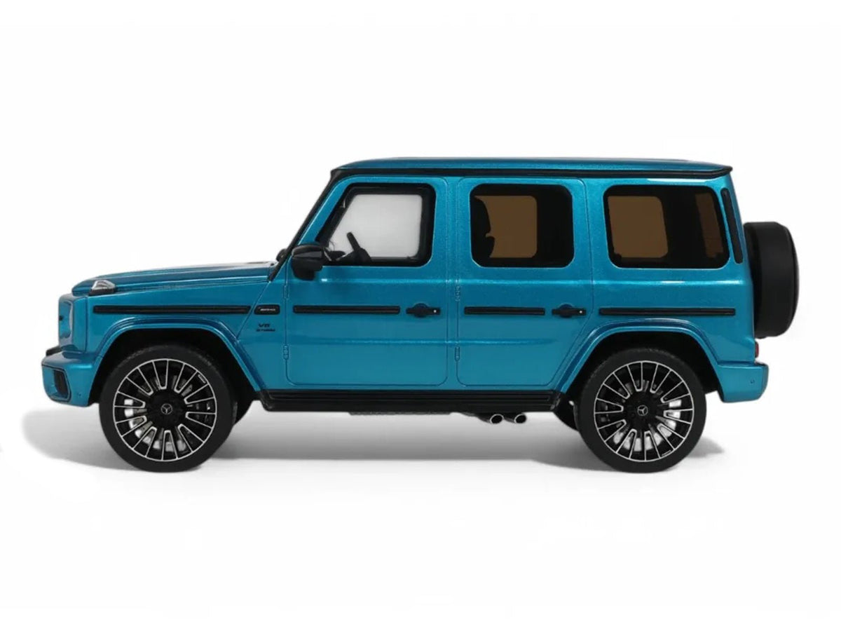 2024 Mercedes-Benz G 63 AMG Hyper Blue Magno Metallic 1/18 Model Car by GT Spirit-GT Spirit-ModelCars.com