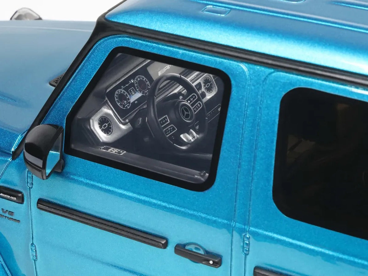 2024 Mercedes-Benz G 63 AMG Hyper Blue Magno Metallic 1/18 Model Car by GT Spirit-GT Spirit-ModelCars.com
