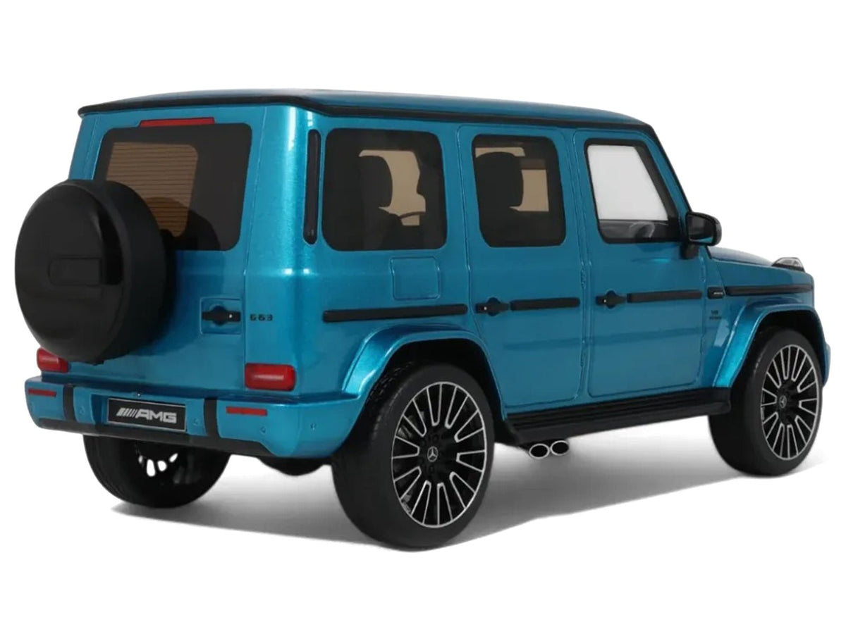 2024 Mercedes-Benz G 63 AMG Hyper Blue Magno Metallic 1/18 Model Car by GT Spirit-GT Spirit-ModelCars.com