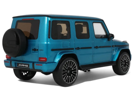 2024 Mercedes-Benz G 63 AMG Hyper Blue Magno Metallic 1/18 Model Car by GT Spirit-GT Spirit-ModelCars.com