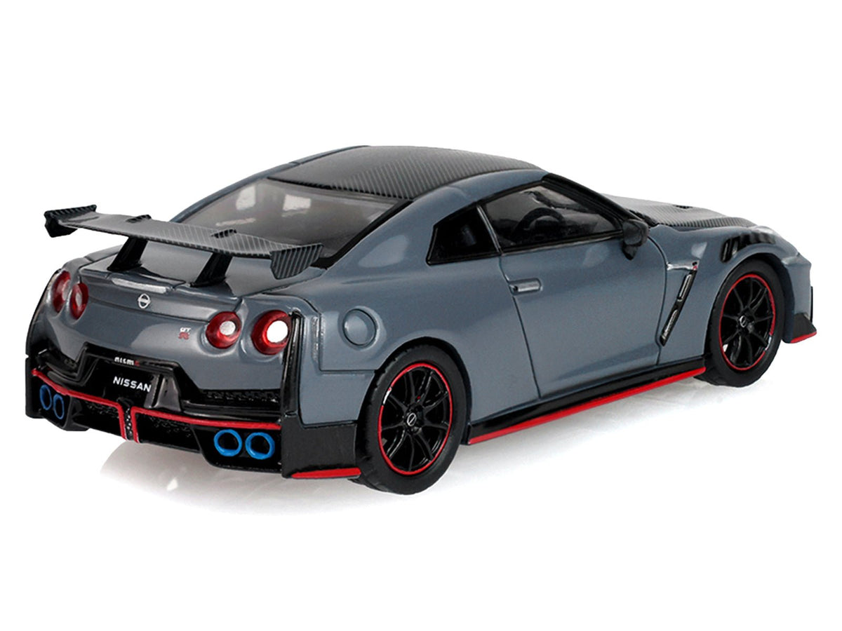 2024 Nissan GT-R (R35) NISMO RHD (Right Hand Drive) Stealth Gray with Carbon Top and Hood "Tokyo Torque" Series 10 1/64 Diecast Model Car by Greenlight-Greenlight-ModelCars.com