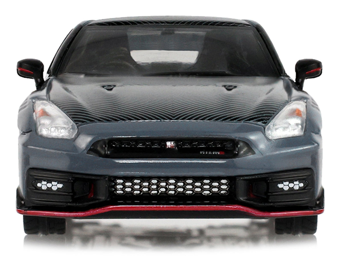 2024 Nissan GT-R (R35) NISMO RHD (Right Hand Drive) Stealth Gray with Carbon Top and Hood "Tokyo Torque" Series 10 1/64 Diecast Model Car by Greenlight-Greenlight-ModelCars.com