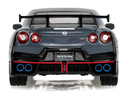 2024 Nissan GT-R (R35) NISMO RHD (Right Hand Drive) Stealth Gray with Carbon Top and Hood "Tokyo Torque" Series 10 1/64 Diecast Model Car by Greenlight-Greenlight-ModelCars.com