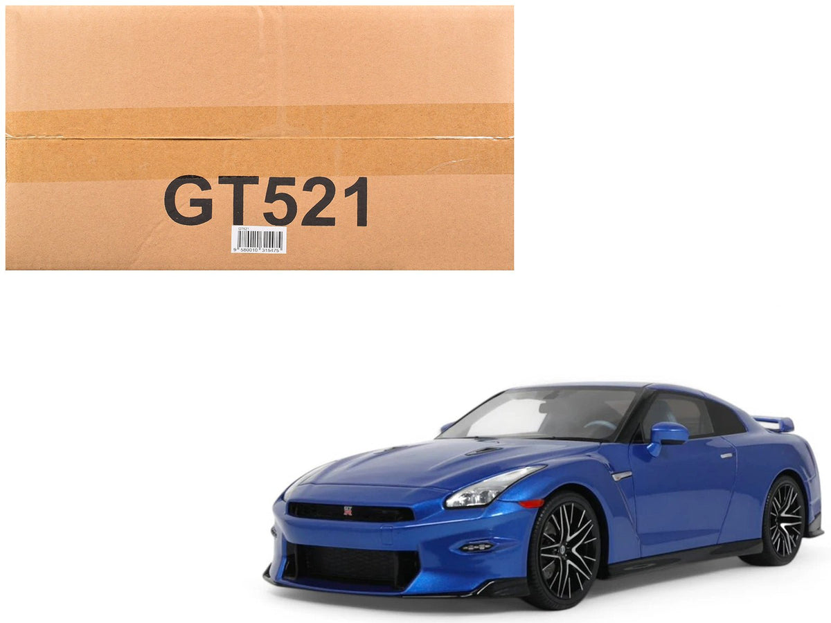2024 Nissan GT-R Skyline Edition Bayside Blue Metallic 1/18 Model Car by GT Spirit-GT Spirit-ModelCars.com