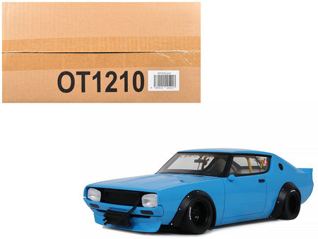 2024 Nissan Skyline 2000 GT-R (KPGC110) "LB-Works" RHD (Right Hand Drive) Blue Limited Edition to 999 pieces Worldwide 1/18 Model Car by Otto Mobile-Otto Mobile-ModelCars.com