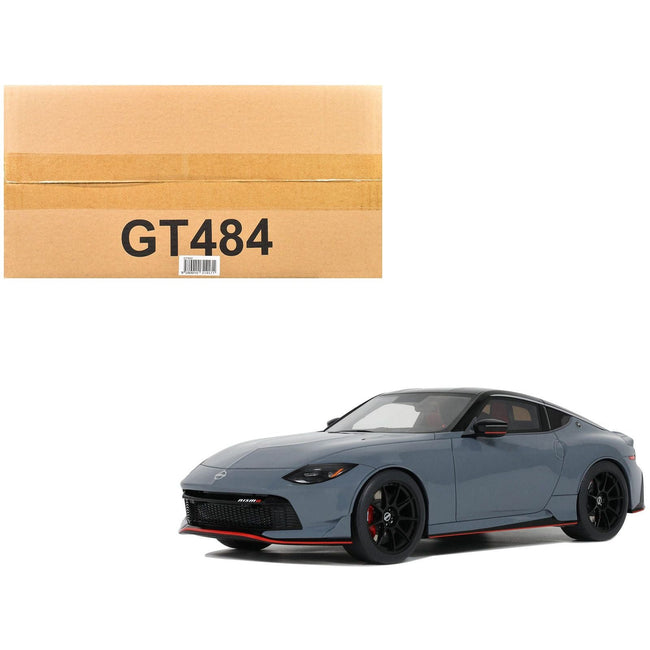 2024 Nissan Z Nismo Gray with Black Top 1/18 Model Car by GT Spirit-GT Spirit-ModelCars.com