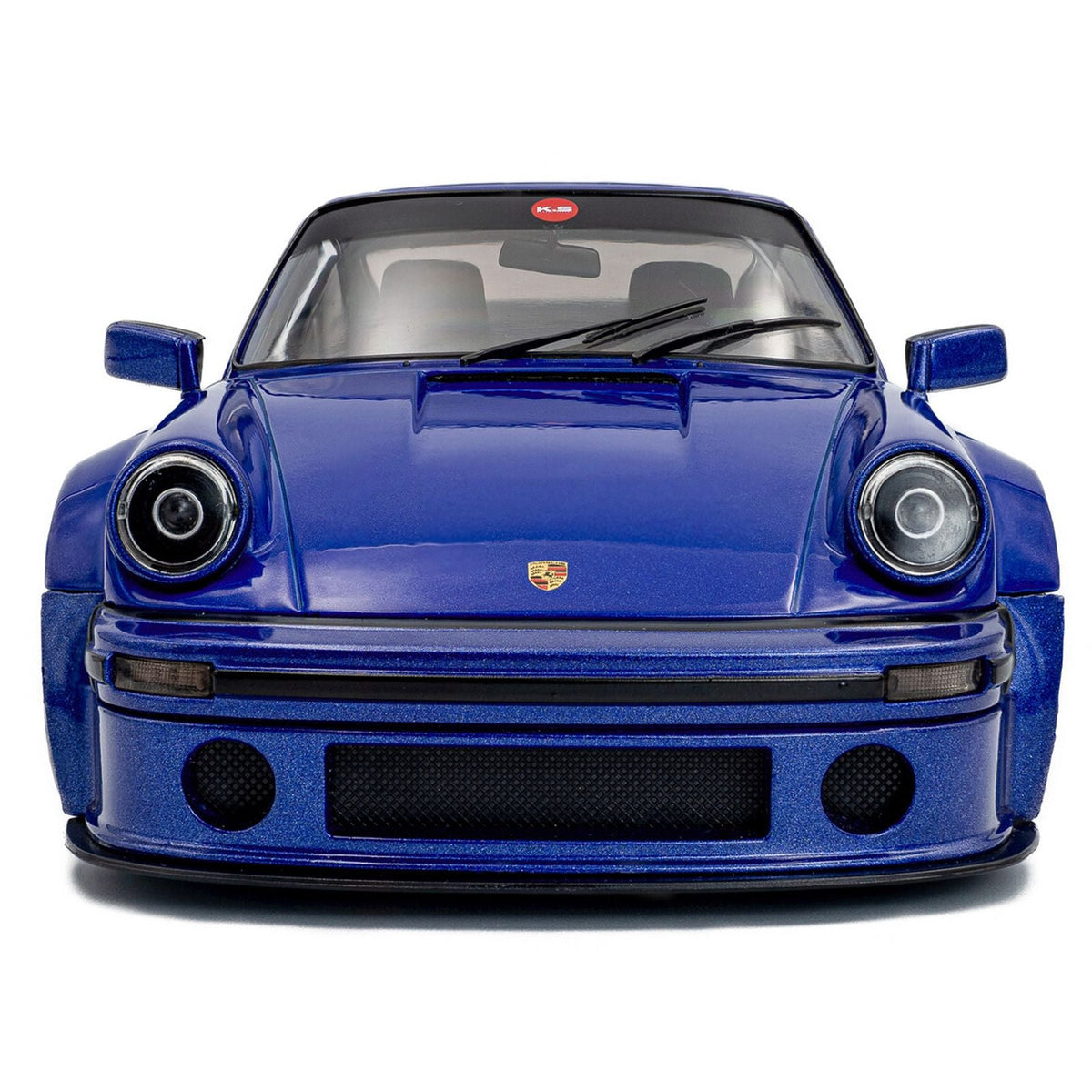 2024 Porsche 911 KS-R by Khyzyl Saleem Dark Blue Metallic 1/18 Diecast Model Car by Solido-Solido-ModelCars.com