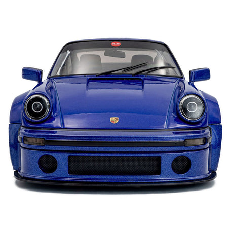 2024 Porsche 911 KS-R by Khyzyl Saleem Dark Blue Metallic 1/18 Diecast Model Car by Solido-Solido-ModelCars.com