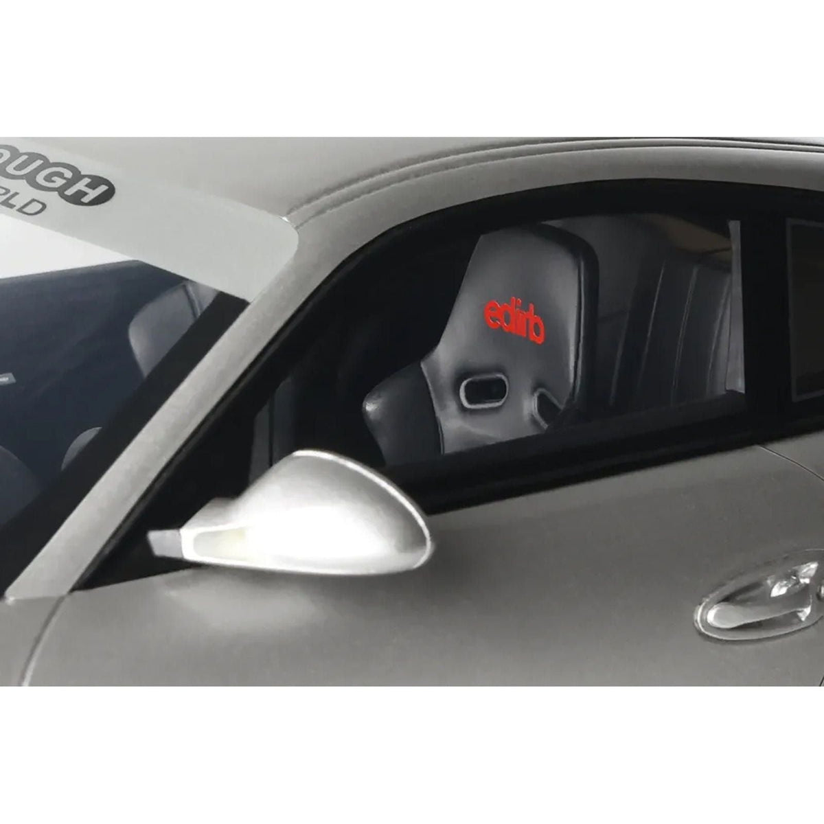 2024 Porsche 911 RWB Abu Silver Metallic with Black Hood 1/18 Model Car by GT Spirit-GT Spirit-ModelCars.com