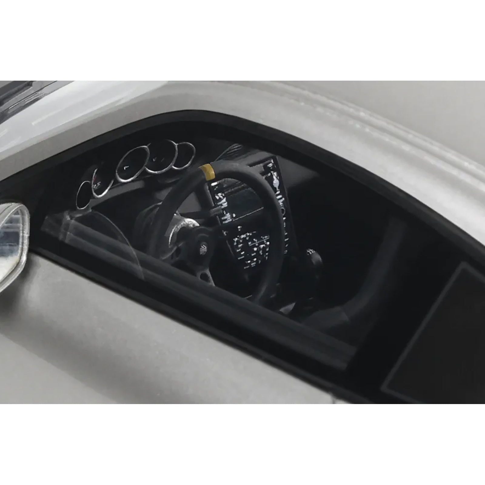 2024 Porsche 911 RWB Abu Silver Metallic with Black Hood 1/18 Model Car by GT Spirit - GT Spirit - ModelCars.com