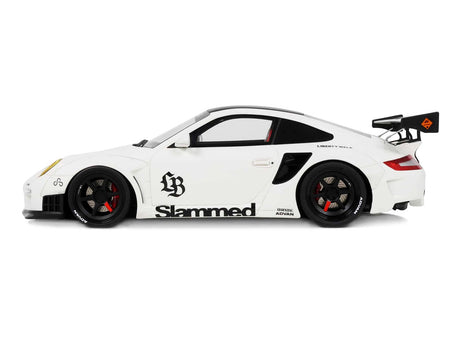 2024 Porsche 911 Turbo LB-Works White with Black Top 1/18 Model Car by GT Spirit-GT Spirit-ModelCars.com