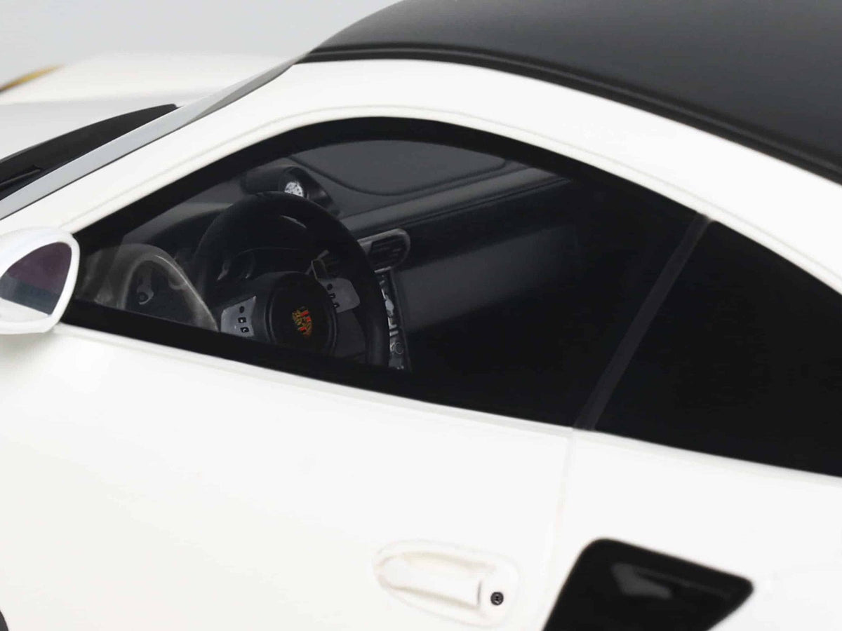 2024 Porsche 911 Turbo LB-Works White with Black Top 1/18 Model Car by GT Spirit-GT Spirit-ModelCars.com