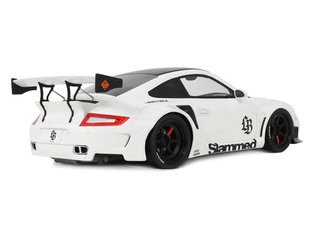 2024 Porsche 911 Turbo LB-Works White with Black Top 1/18 Model Car by GT Spirit-GT Spirit-ModelCars.com