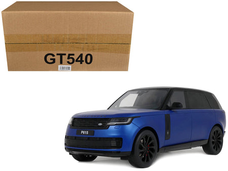 2024 Range Rover P615 SV Blue Metallic with Black Top 1/18 Model Car by GT Spirit-GT Spirit-ModelCars.com