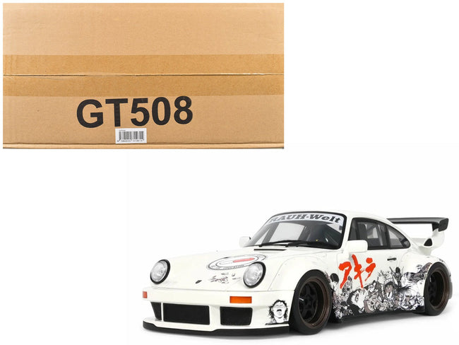 2024 RWB Akira White with Graphics "Akira" (1988) Movie 1/18 Model Car by GT Spirit-GT Spirit-ModelCars.com
