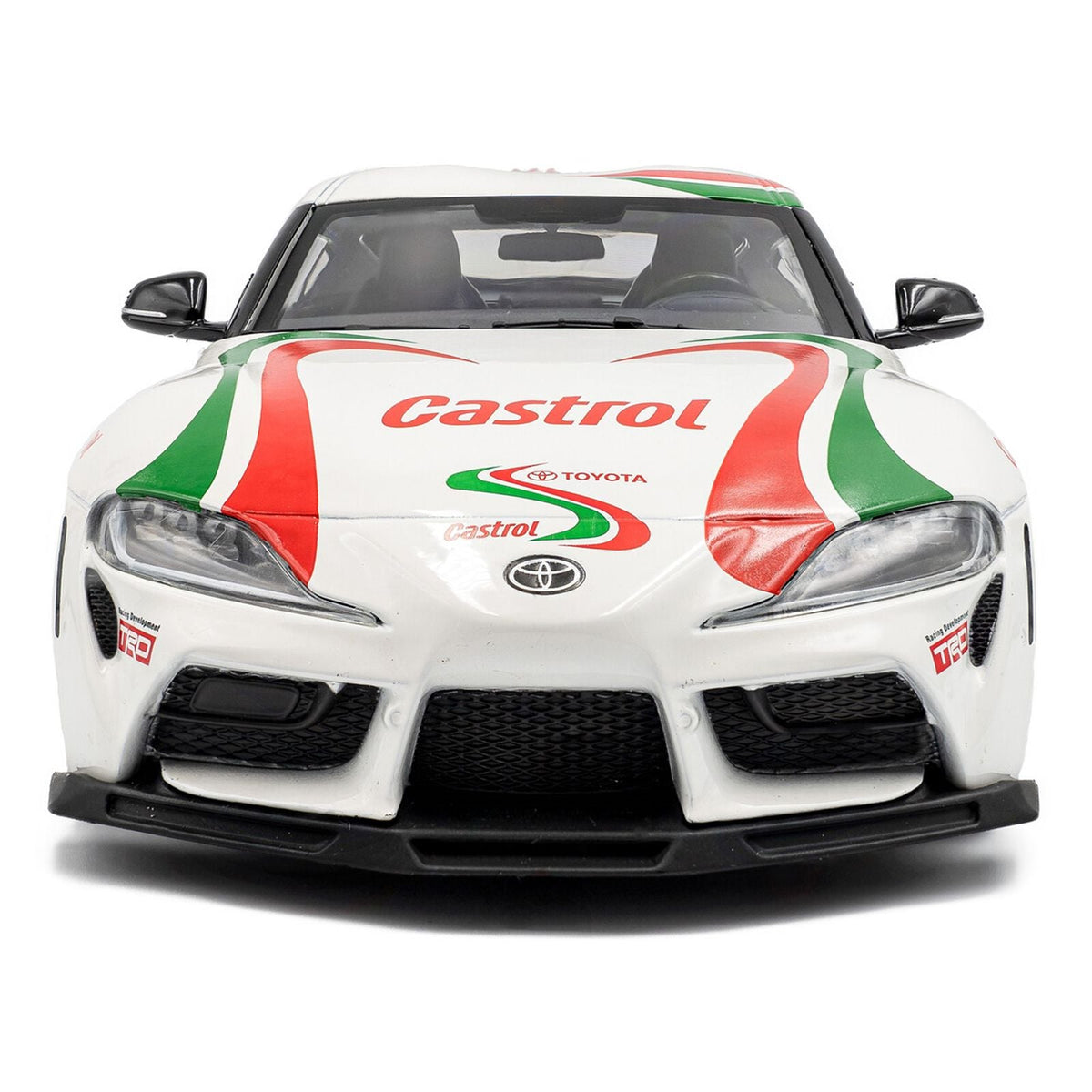 2024 Toyota GR Supra #36 "Toyota Racing Tribute" White with Green and Red Graphics 1/18 Diecast Model Car by Solido-Solido-ModelCars.com