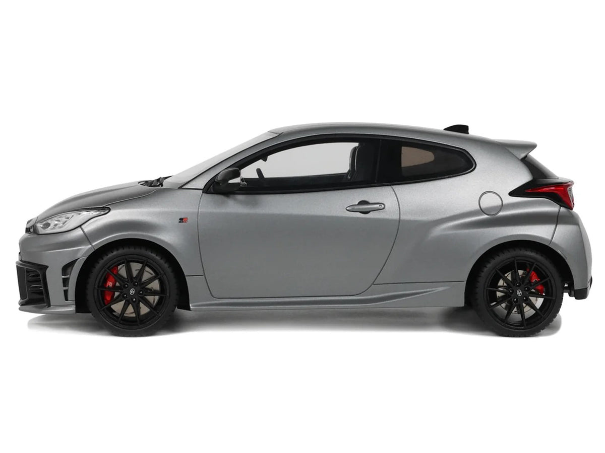 2024 Toyota GR Yaris Precious Metal Gray Metallic Limited Edition to 999 pieces Worldwide 1/18 Model Car by Otto Mobile-Otto Mobile-ModelCars.com