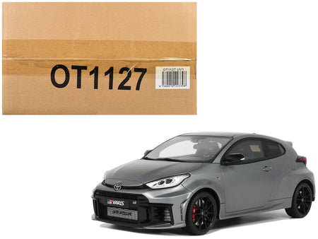 2024 Toyota GR Yaris Precious Metal Gray Metallic Limited Edition to 999 pieces Worldwide 1/18 Model Car by Otto Mobile-Otto Mobile-ModelCars.com