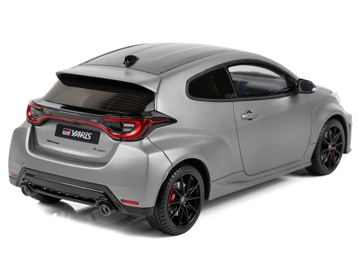 2024 Toyota GR Yaris Precious Metal Gray Metallic Limited Edition to 999 pieces Worldwide 1/18 Model Car by Otto Mobile-Otto Mobile-ModelCars.com