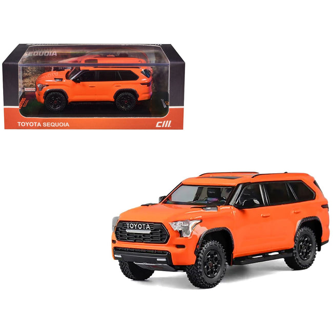 2024 Toyota Sequoia Solar Octane Orange 1/64 Diecast Model Car by CM Model-CM Models-ModelCars.com