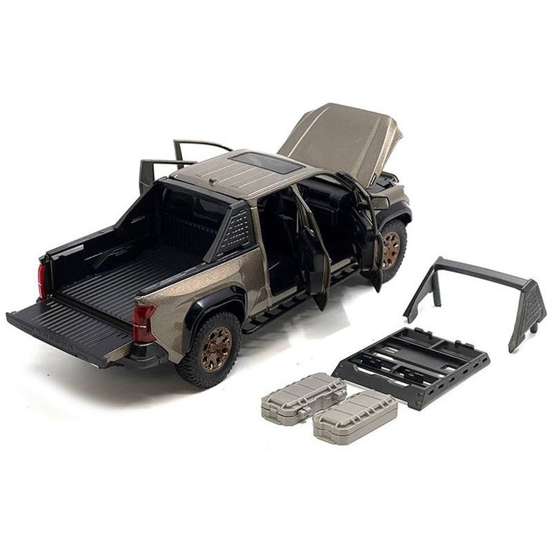 2024 Toyota Tacoma Trailhunter Edition Pickup Truck Bronze Metallic 1/24 Diecast Model Car-Kingstoy-ModelCars.com