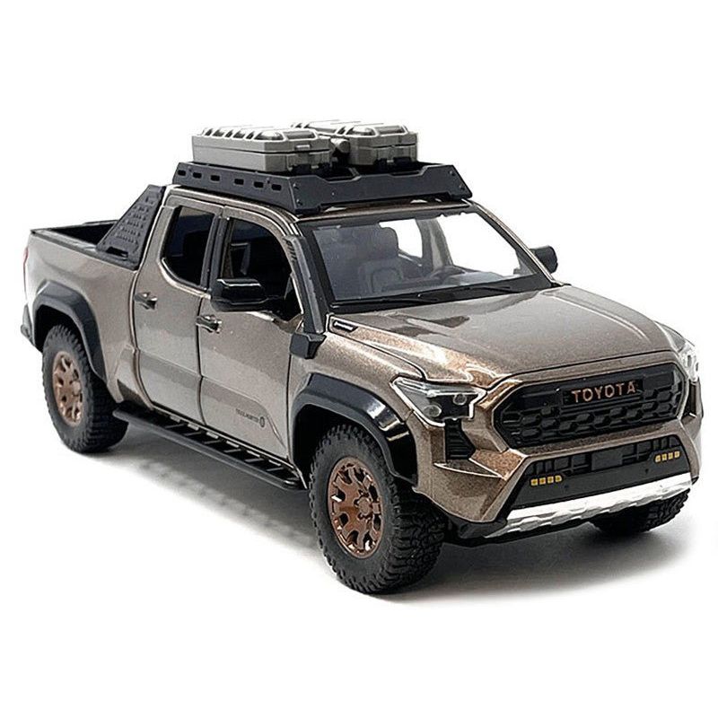 2024 Toyota Tacoma Trailhunter Edition Pickup Truck Bronze Metallic 1/24 Diecast Model Car-Kingstoy-ModelCars.com
