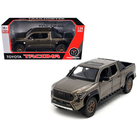 2024 Toyota Tacoma Trailhunter Edition Pickup Truck Bronze Metallic 1/24 Diecast Model Car-Kingstoy-ModelCars.com