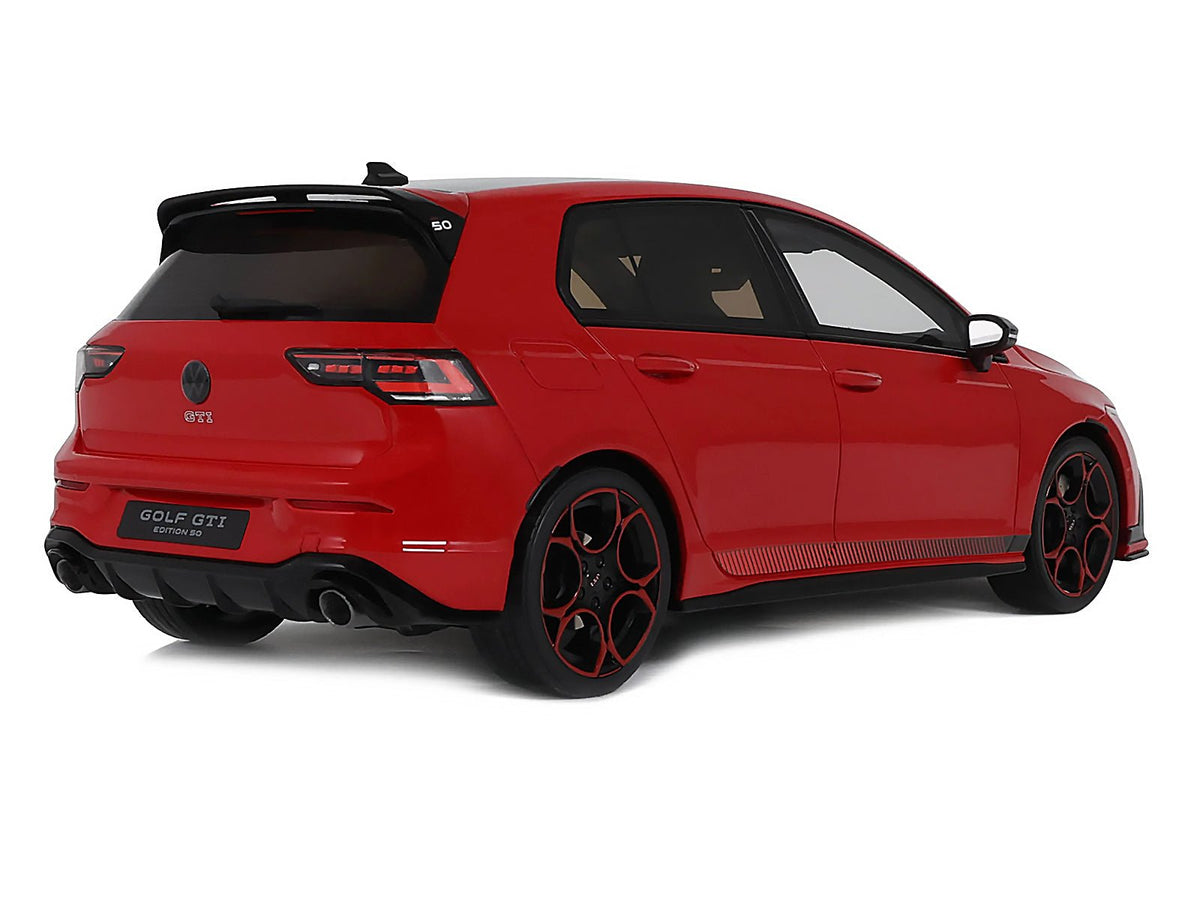 2024 Volkswagen Golf Mk.8 GTi 50th Edition Tornado Red Limited Edition to 999 pieces Worldwide 1/18 Model Car by Otto Mobile-Otto Mobile-ModelCars.com