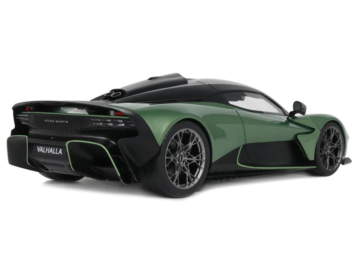 2025 Aston Martin Valhalla Green Metallic with Black Top 1/18 Model Car by GT Spirit-GT Spirit-ModelCars.com