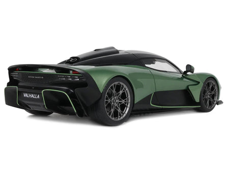 2025 Aston Martin Valhalla Green Metallic with Black Top 1/18 Model Car by GT Spirit-GT Spirit-ModelCars.com