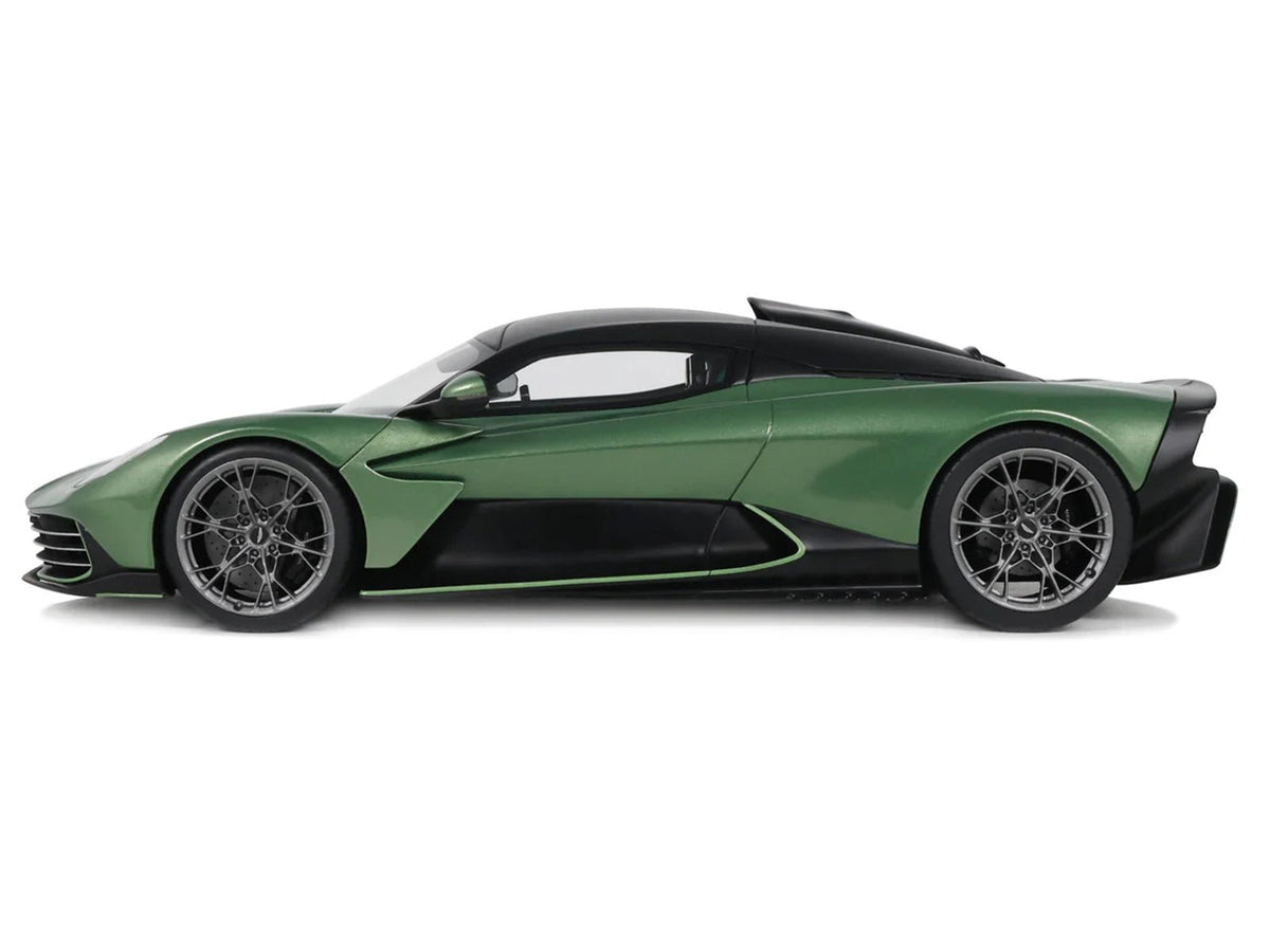 2025 Aston Martin Valhalla Green Metallic with Black Top 1/18 Model Car by GT Spirit-GT Spirit-ModelCars.com
