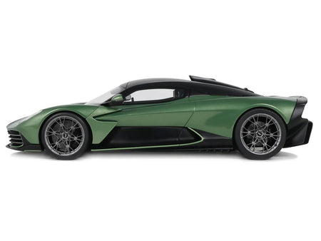 2025 Aston Martin Valhalla Green Metallic with Black Top 1/18 Model Car by GT Spirit-GT Spirit-ModelCars.com