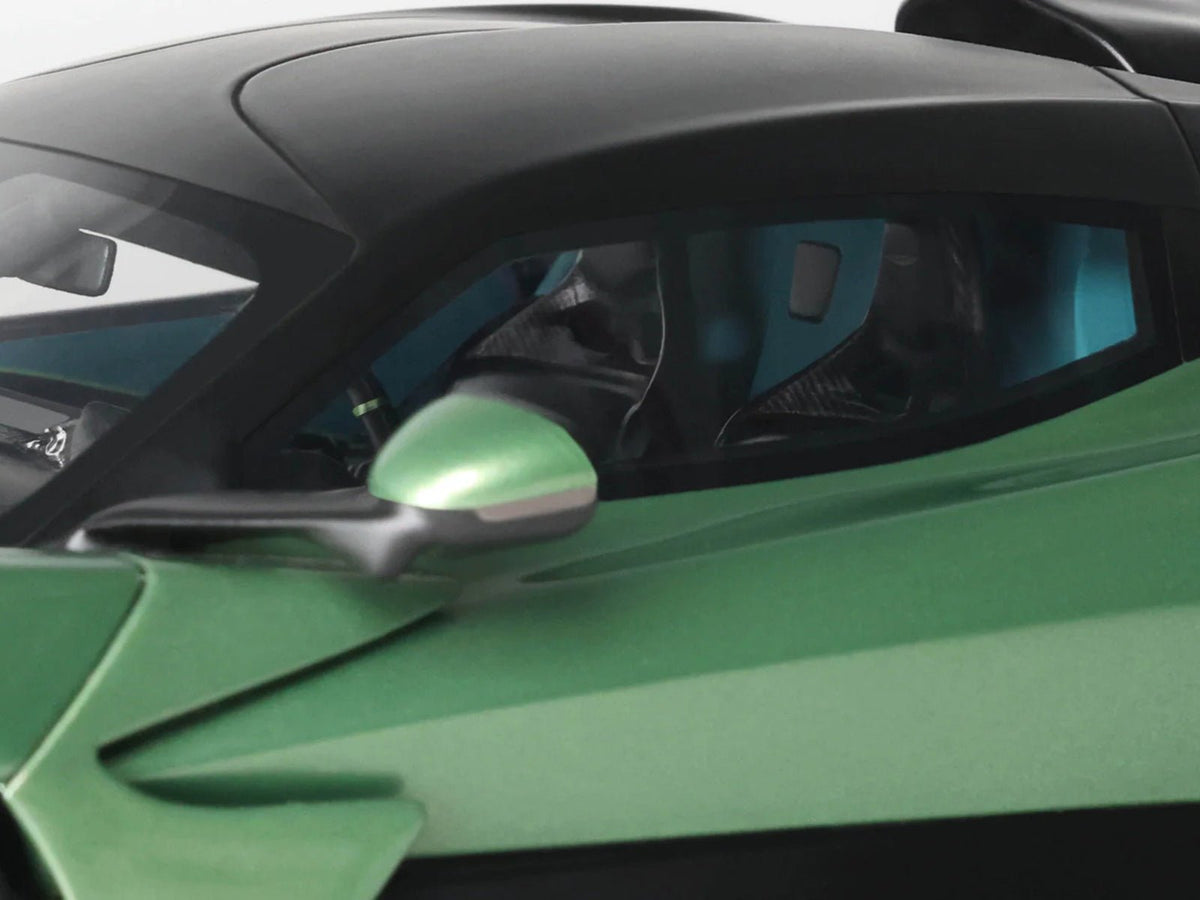 2025 Aston Martin Valhalla Green Metallic with Black Top 1/18 Model Car by GT Spirit-GT Spirit-ModelCars.com