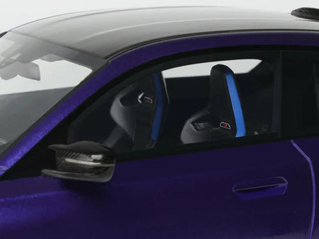 2025 BMW M2 CS Blue Metallic with Black Top 1/18 Model Car by GT Spirit-GT Spirit-ModelCars.com
