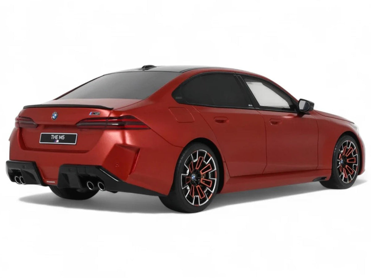 2025 BMW M5 (G90) Pebble Beach Edition Fire Orange Metallic with Black Top 1/18 Model Car by GT Spirit-GT Spirit-ModelCars.com