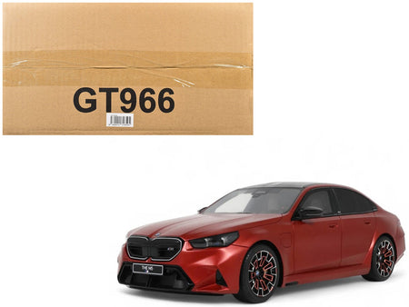 2025 BMW M5 (G90) Pebble Beach Edition Fire Orange Metallic with Black Top 1/18 Model Car by GT Spirit-GT Spirit-ModelCars.com